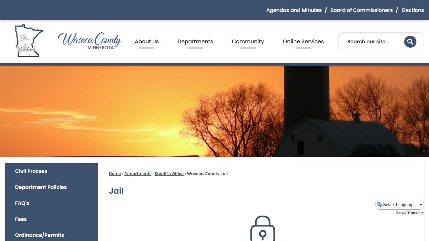 Jail | Waseca County, MN - Official Website